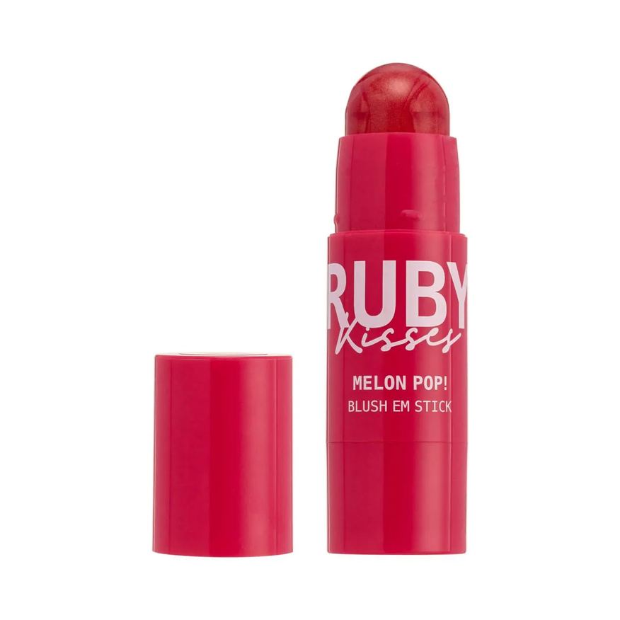 RUBY KISSES BLUSH EM STICK MELON POP! - Rosa