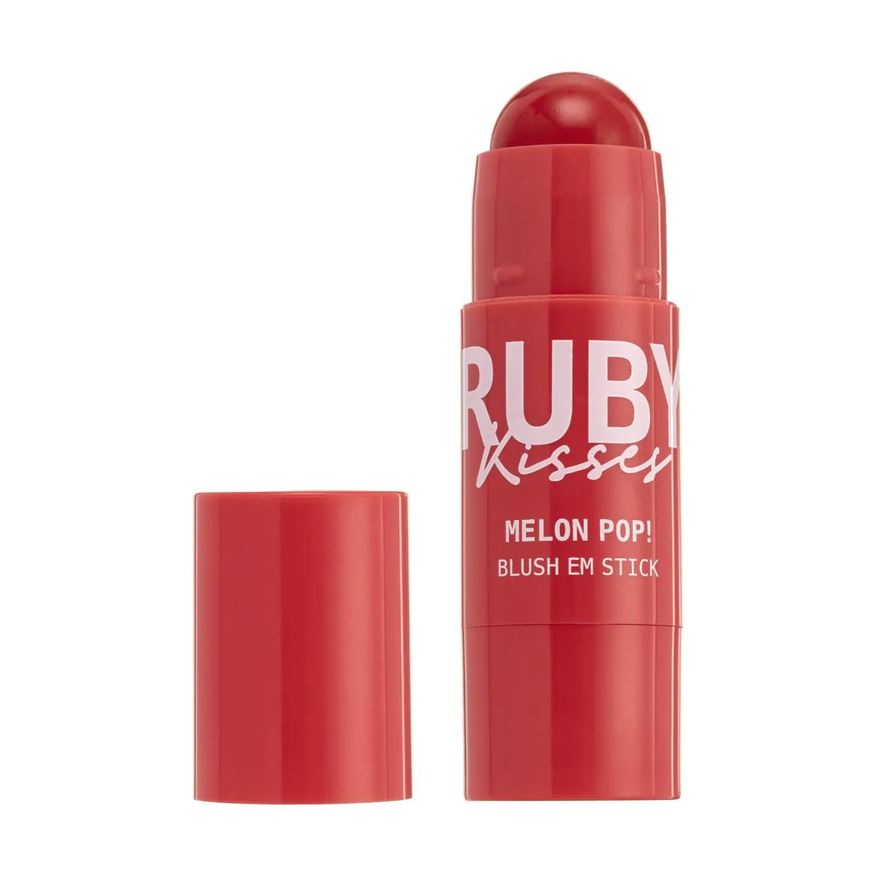 Ruby Kisses Blush em Stick Melon Pop! - Coral