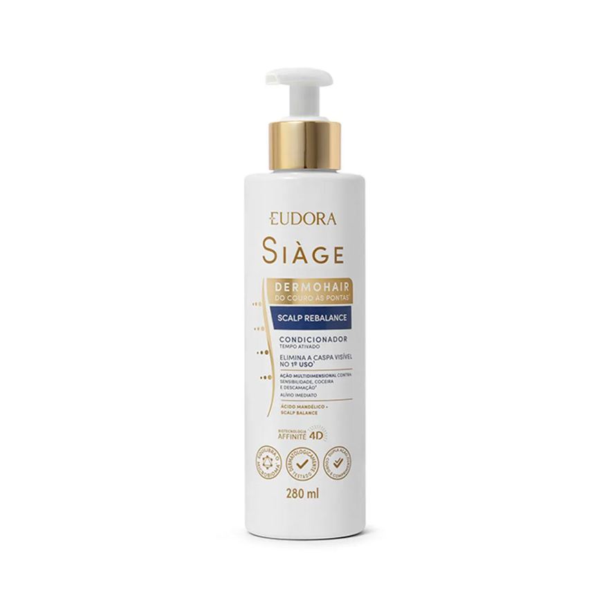 Eudora Kit Siàge DermoHair Anticaspa Shampoo 300ml + Condicionador 280ml + Sérum 48ml