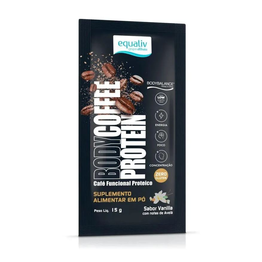 Equaliv Body Coffee Protein Sachê (15g) - Sabor: Vanilla