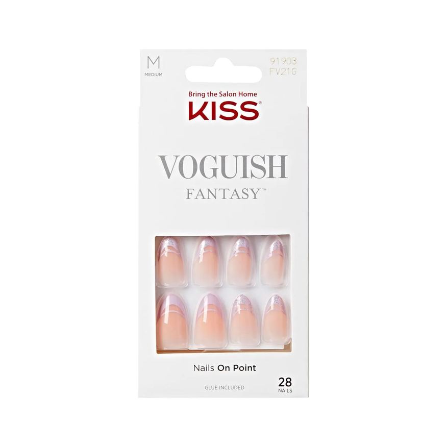 Kiss New York Unha Postiça Voguish Fantasy Fairy Tale - Nude