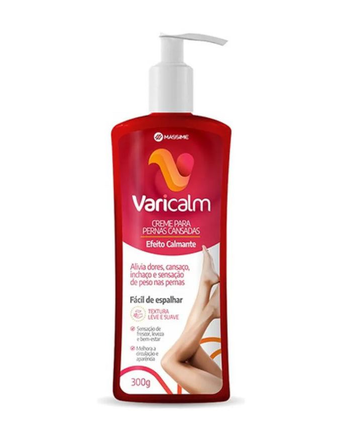 Massime Varicalm 300g - Creme Calmante para Dores e Cansaço Original