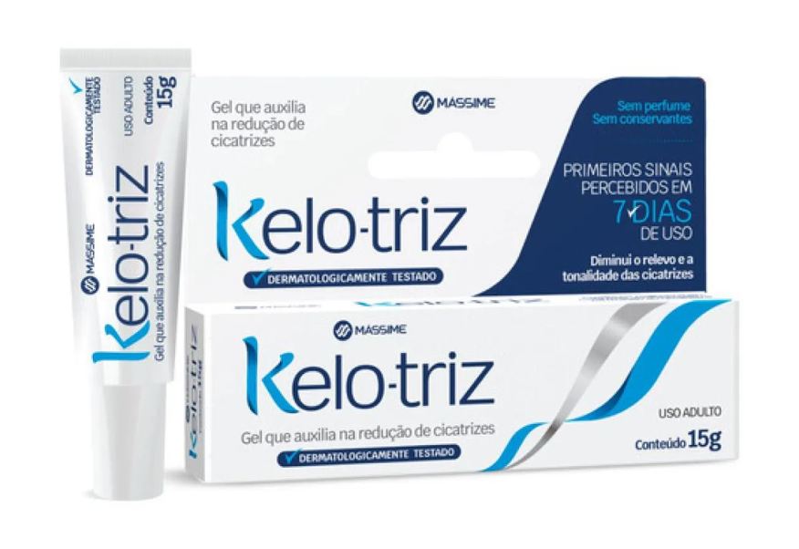 Massime Kelo - Triz 15g - Trata Queloides e Cicatrizes - Mássime