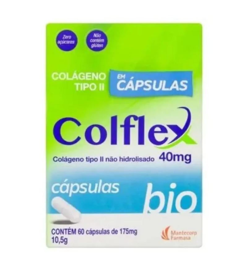 Mantecorp Suplemento Alimentar Colflex Bio Colágeno Tipo II Leve90 Pague60 Cápsulas