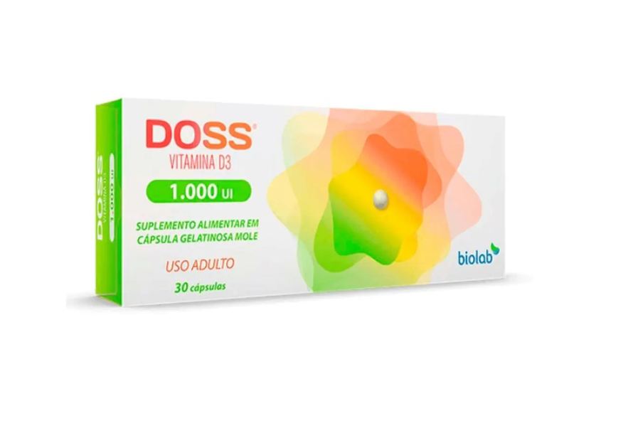 Biolab Suplemento Alimentar Doss Vitamina D 1.000Ui 30Cps