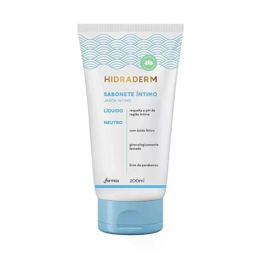 Farmax Sabonete Intimo Hidraderm 200ml Neutro
