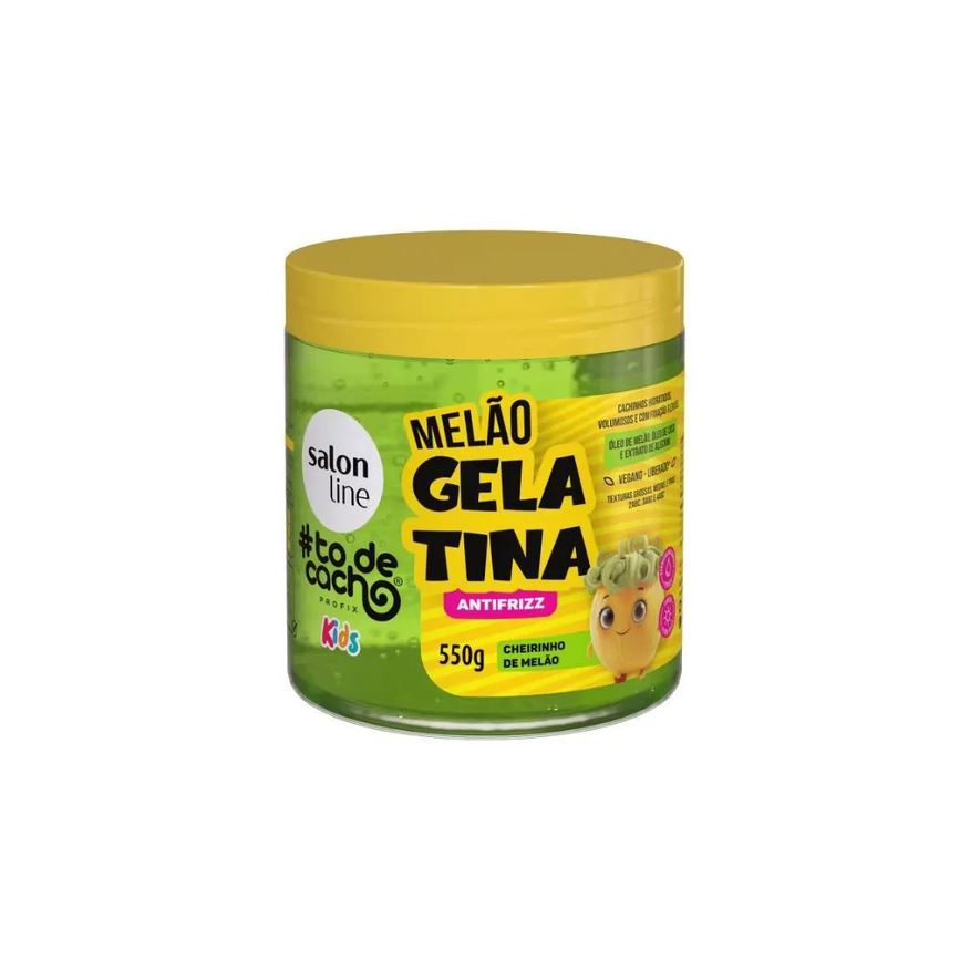 Salon Line Gelatina Antifrizz To de Cacho 550g Kids Melão