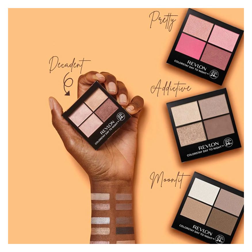 Colorstay Revlon Quad Addictive 500 - Paleta de Sombras 4,8g