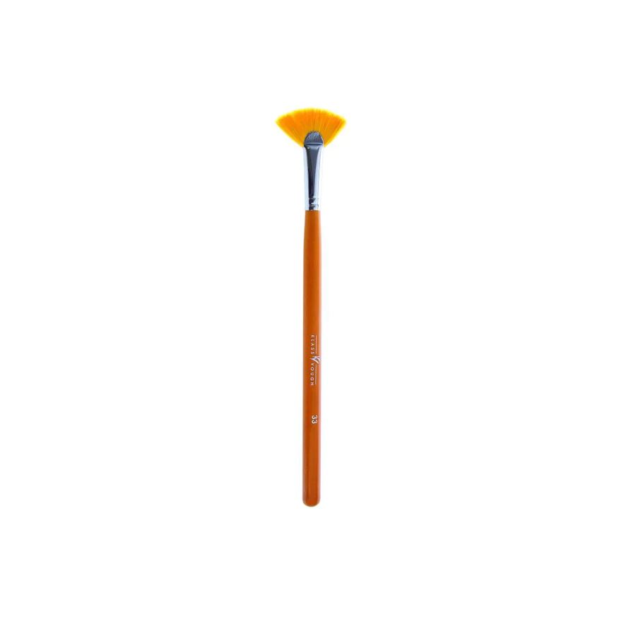 Klass Vough Pincel Mini Leque para Correção Brown Line 33