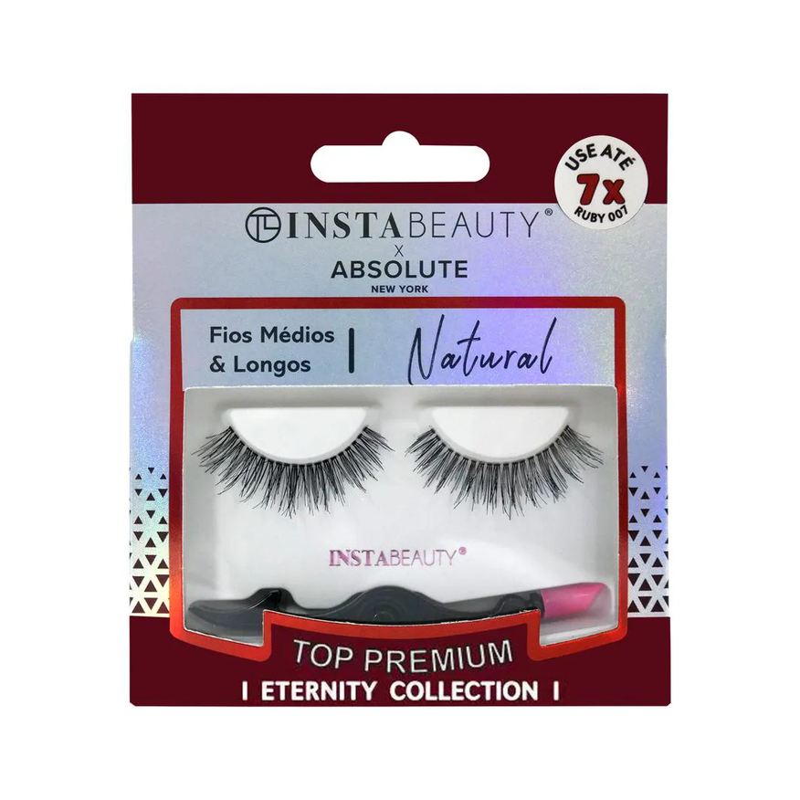 Absolute New York Cílios Postiços Natural Ruby 007 - X Instabeauty