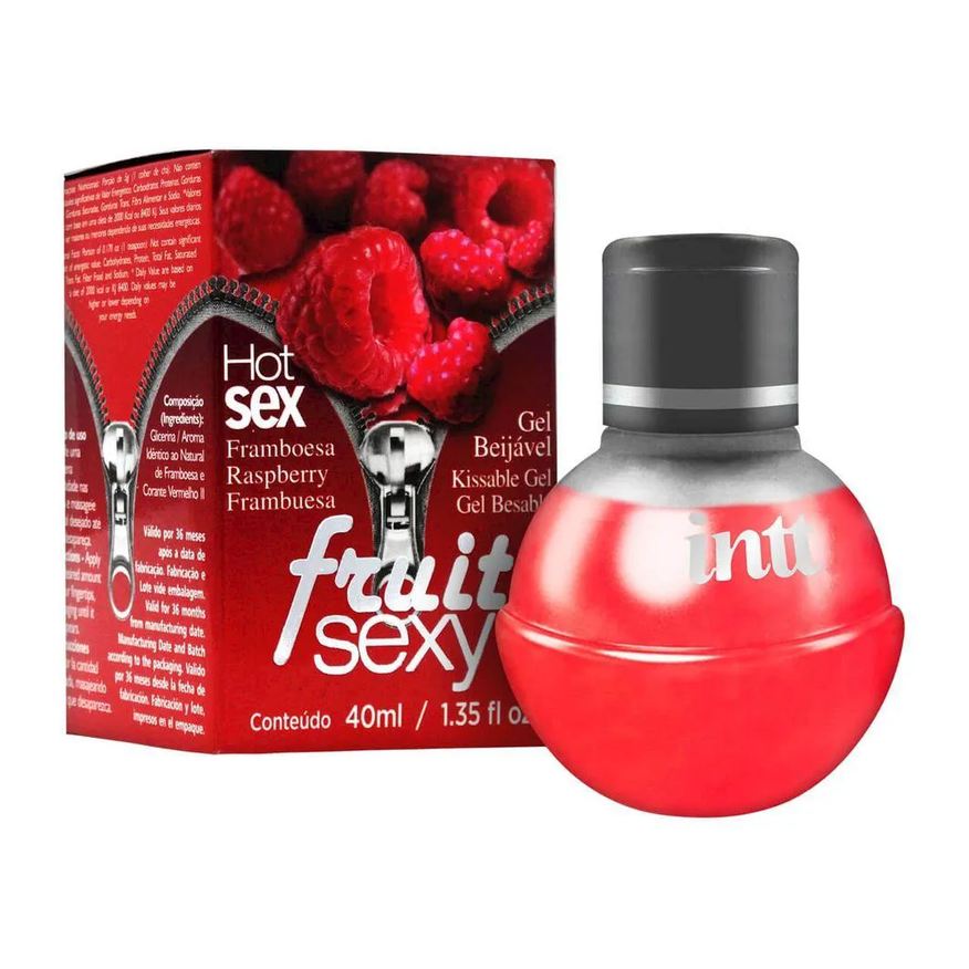 Intt Cosméticos Gel Beijável Fruit Framboesa