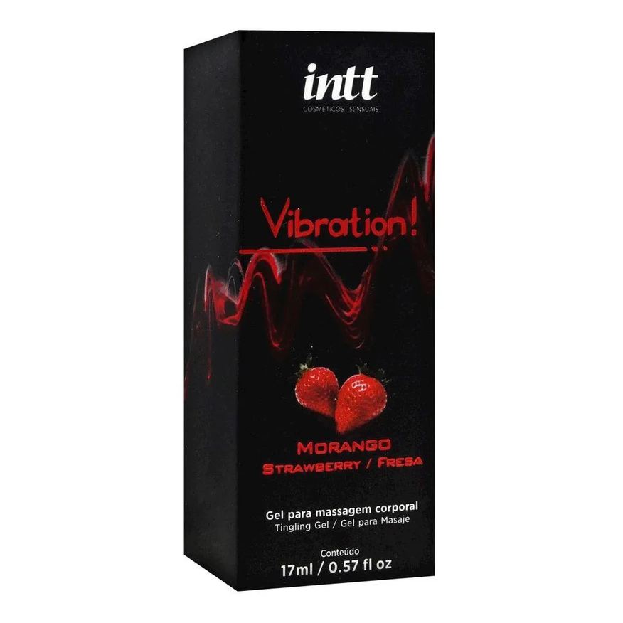 Intt Cosméticos Gel Vibration Eletrizante Morango