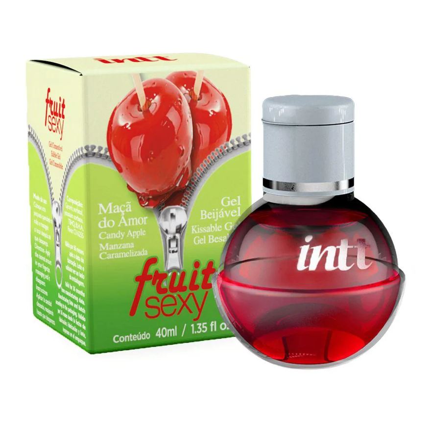 Intt Cosméticos Gel Beijável Fruit Maça do Amor