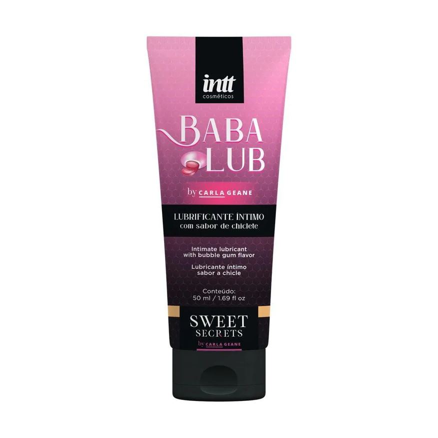 intt Cosméticos Lubrificante Babalub Chiclete By Carla Geane