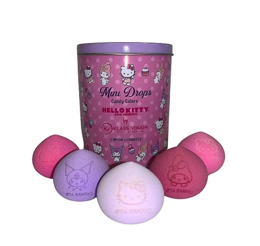 Klass Vough Kit de Esponjas Mini Gota C/5 Hello Kitty