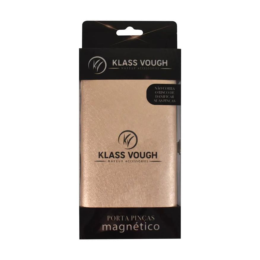 Pinças Porta Magnético para Extensão de Cílios - Klass Vough
