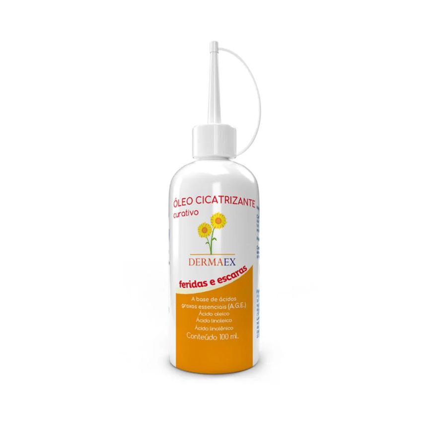 Nutriex Óleo de Girassol Cicatrizante 100ml - Escaras e Feridas - Dermaex