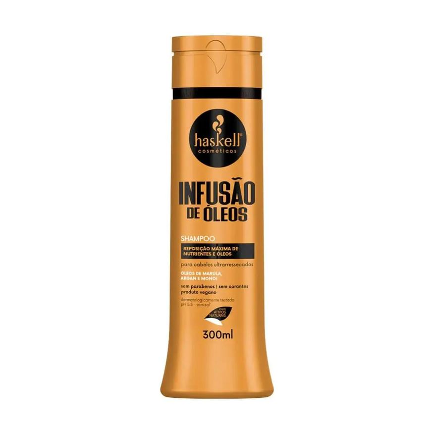 Haskell Shampoo Infusão de Oleos 300ml - Cosméticos