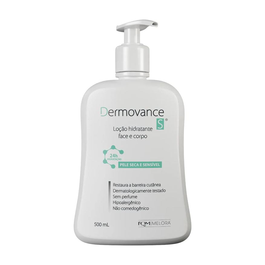 Dermovance Loção Hidratante DermovanceS Rosto e Corpo Pele Seca e Sensível 500ml
