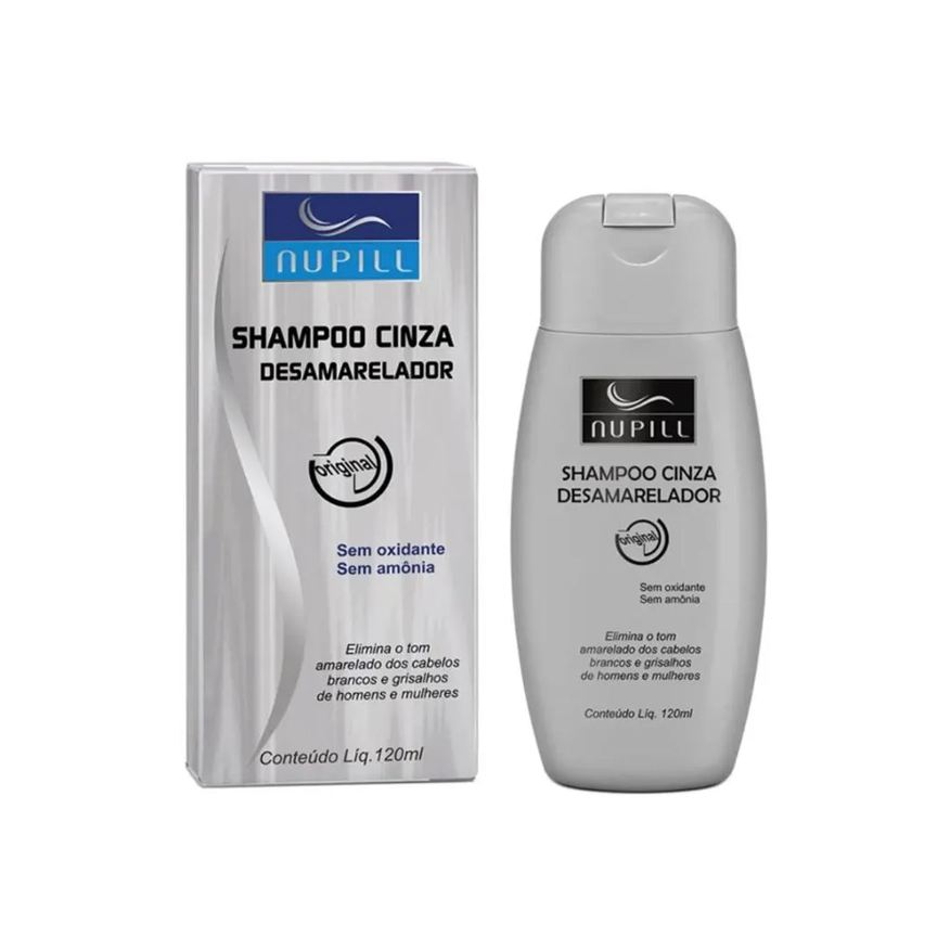 Nupill Shampoo Cinza Desamarelador 120ml