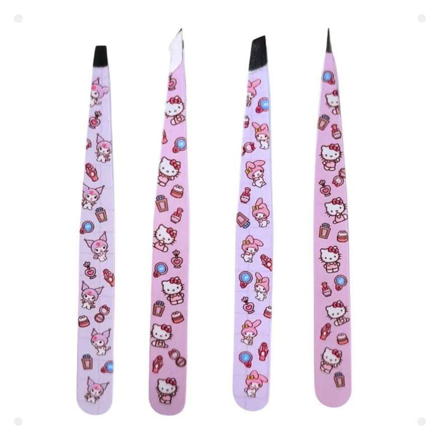 de Kit Pinças Estampadas Hello Kitty By Klass Vough Perfect Pinch Tool com 4 Twhk-10