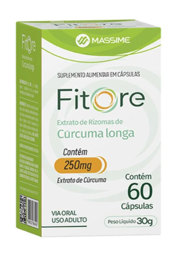 Massime Fitore 250mg - Suplemento Alimentar - 60 cápsulas - Mássime
