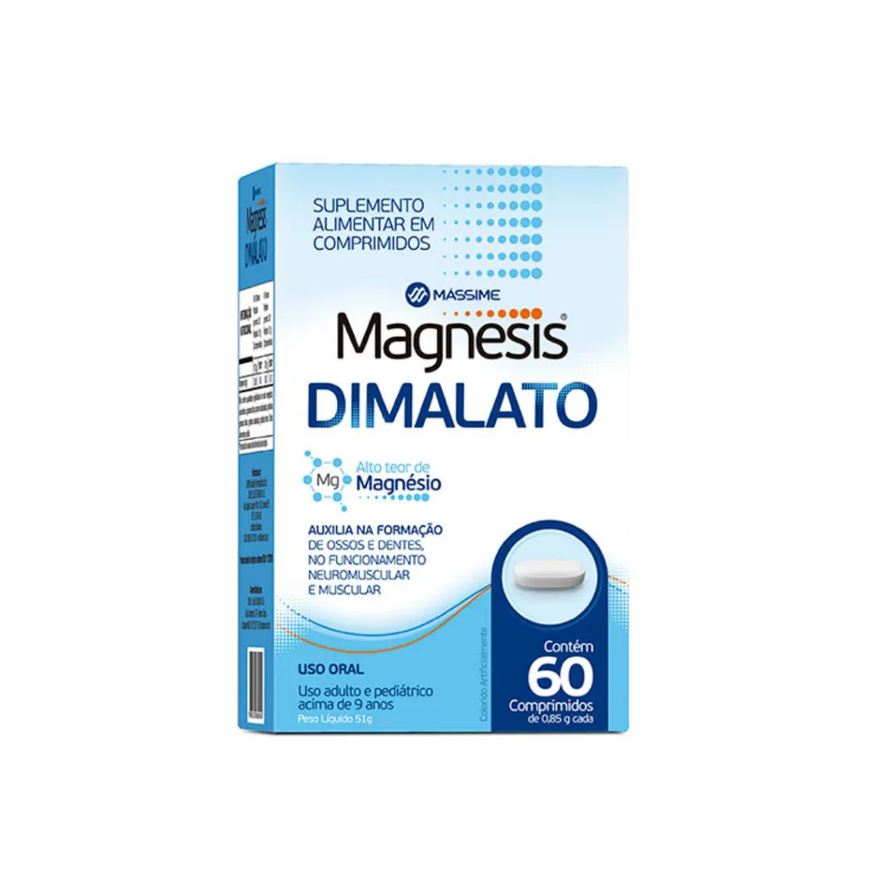 Massime Magnesis Magnésio Dimalato 60 comprimidos