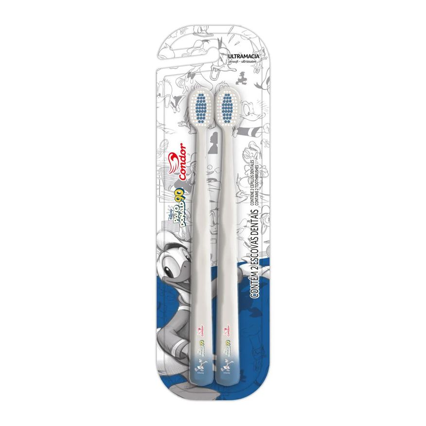 Escova Kit de Dente Condor Classic Flex Macia 3 unidades