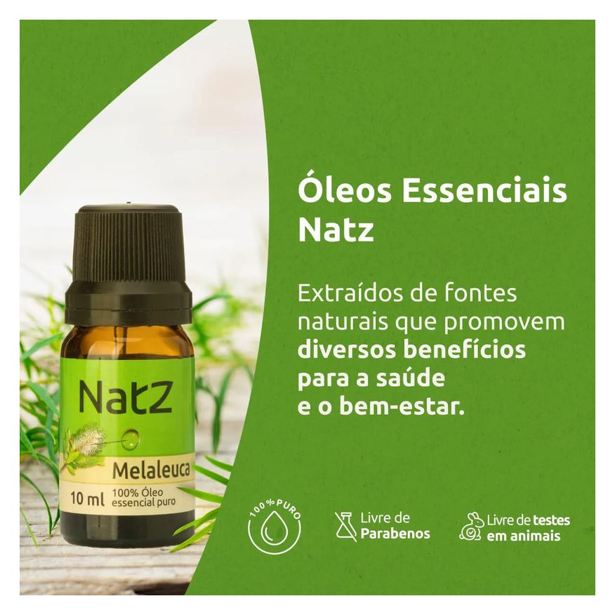 Essencial Óleo de Melaleuca Natz 10ml