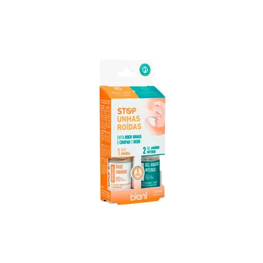 Stop Blant Unhas Roídas Base Amarga + Gel Amargo Intenso