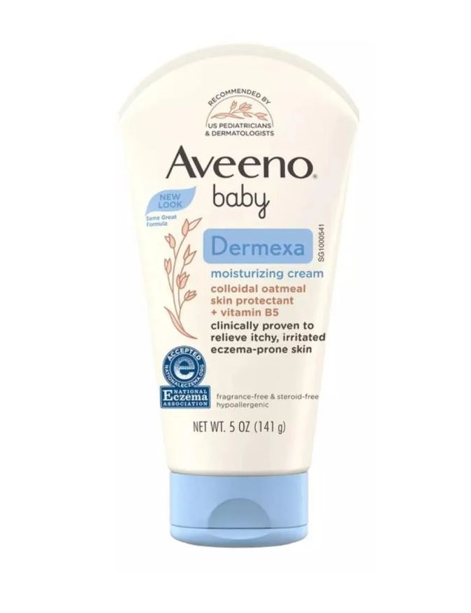 Johnson & Johnson Aveeno Baby Eczema Therapy Creme Hidrante Vitamina B5- 141g