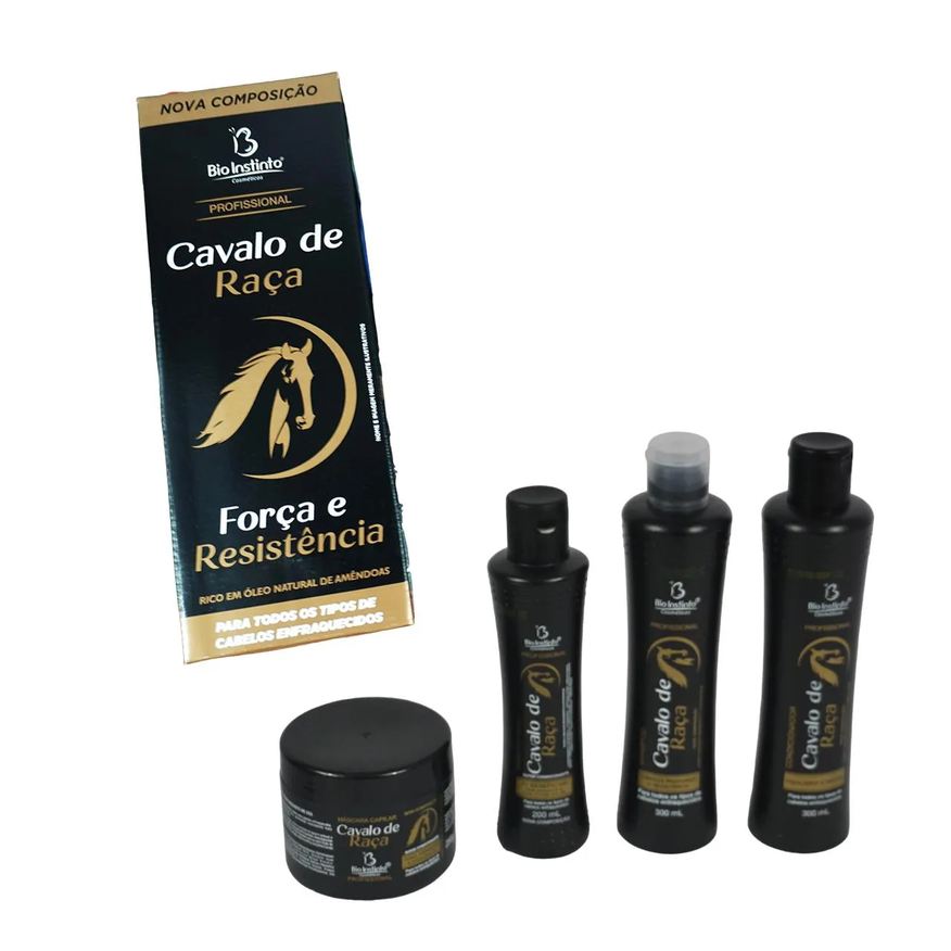 Bio Instinto Kit Capilar Cavalo de Raça - Força e Resistência
