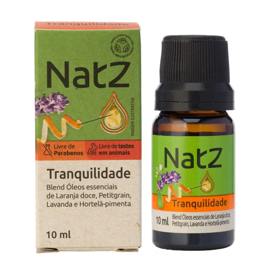 Essencial Óleo Blend Natz Tranquilidade 10ml