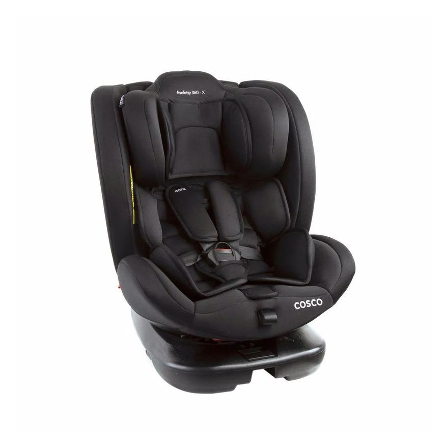Cosco Cadeirinha de Carro Evolutty 360° X 0 a 36kg com Isofix Preta