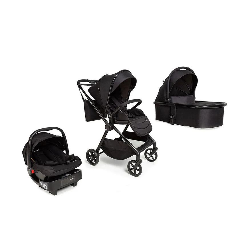 Safety 1st Carrinho com Bebê Conforto Travel System Magnific 5 em 1 Full Black