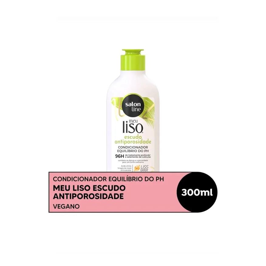 Salon Line Condicionador S. Line Maca Verde Escudo Antiporosidade 300ml