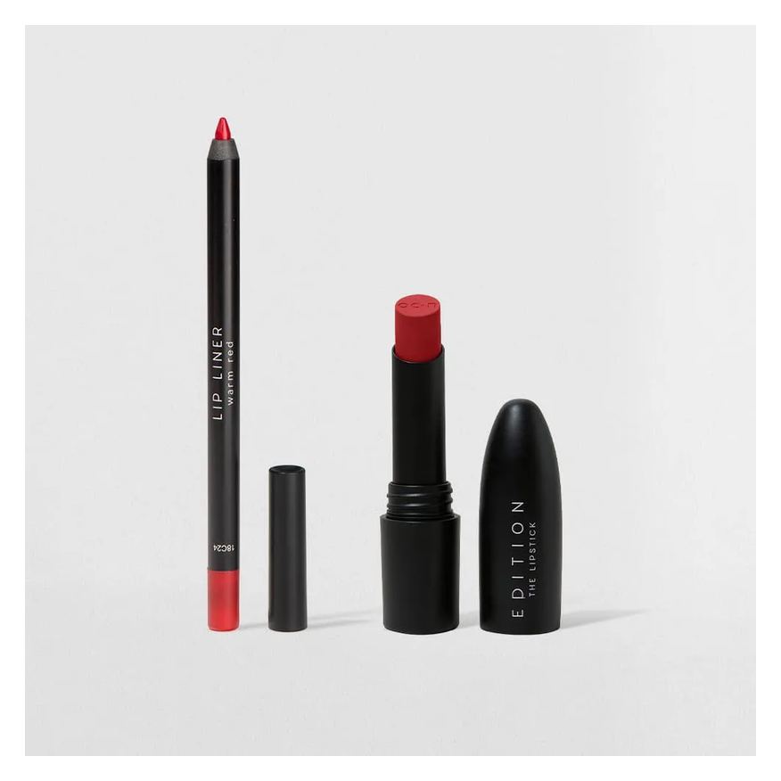 Océane Kit Lápis Labial Vermelho + Batom Vermelho Edtion (2 Produtos)