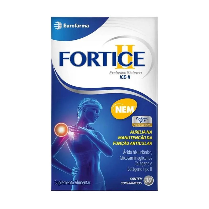 Eurofarma Fortice Colágeno Tipo Ii 30 cápsulas