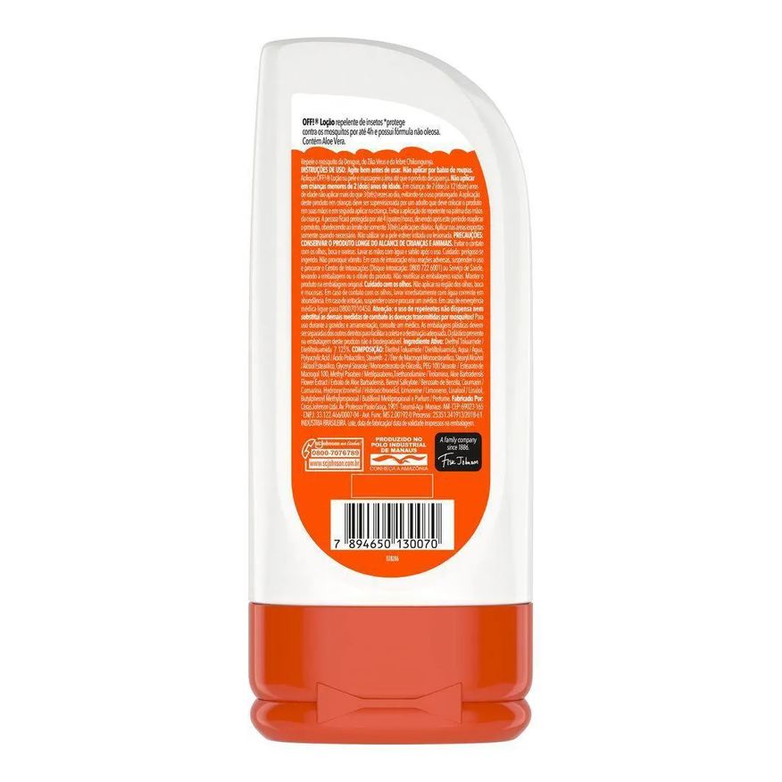 Kit 4 Repelentes Loção Off! Family 200ml Cada