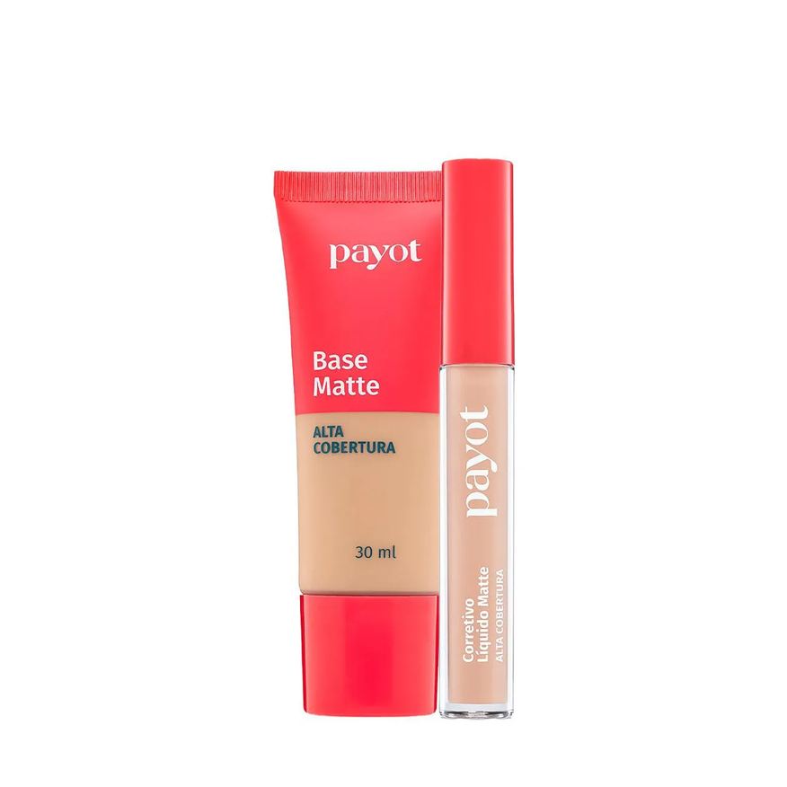 Payot Kit Alta Cobertura Base Cor 2 e Corretivo Cor 1.5 (2 Produtos)