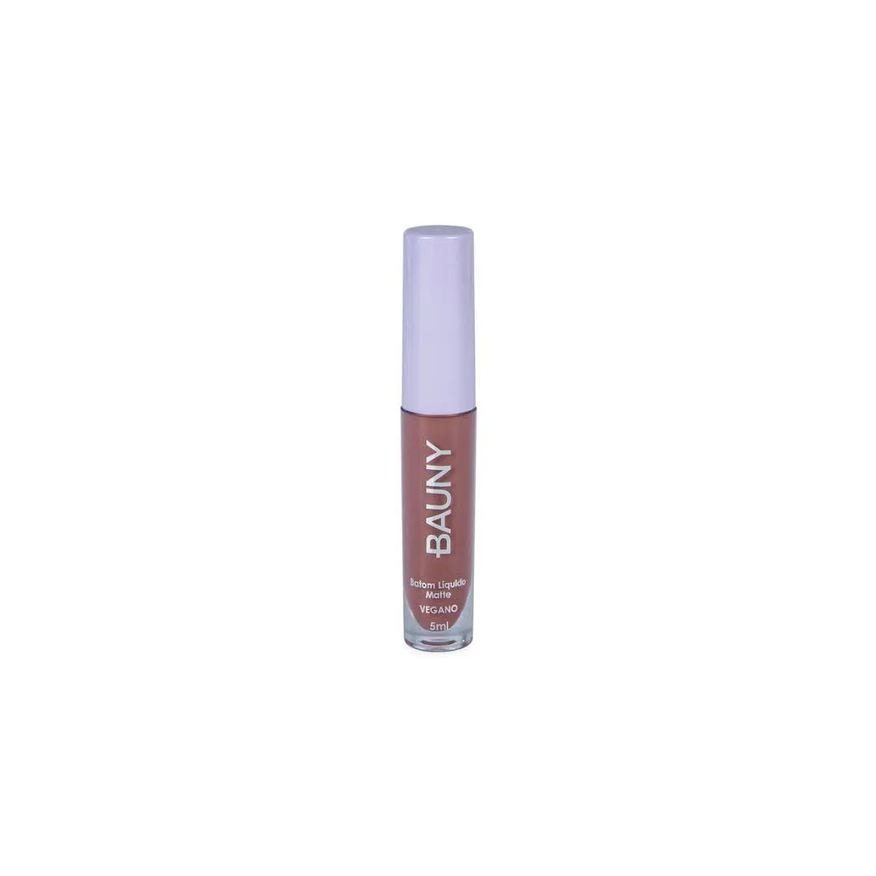 Bauny Batom Líquido Efeito Matte Cosméticos Cor 020 5ml