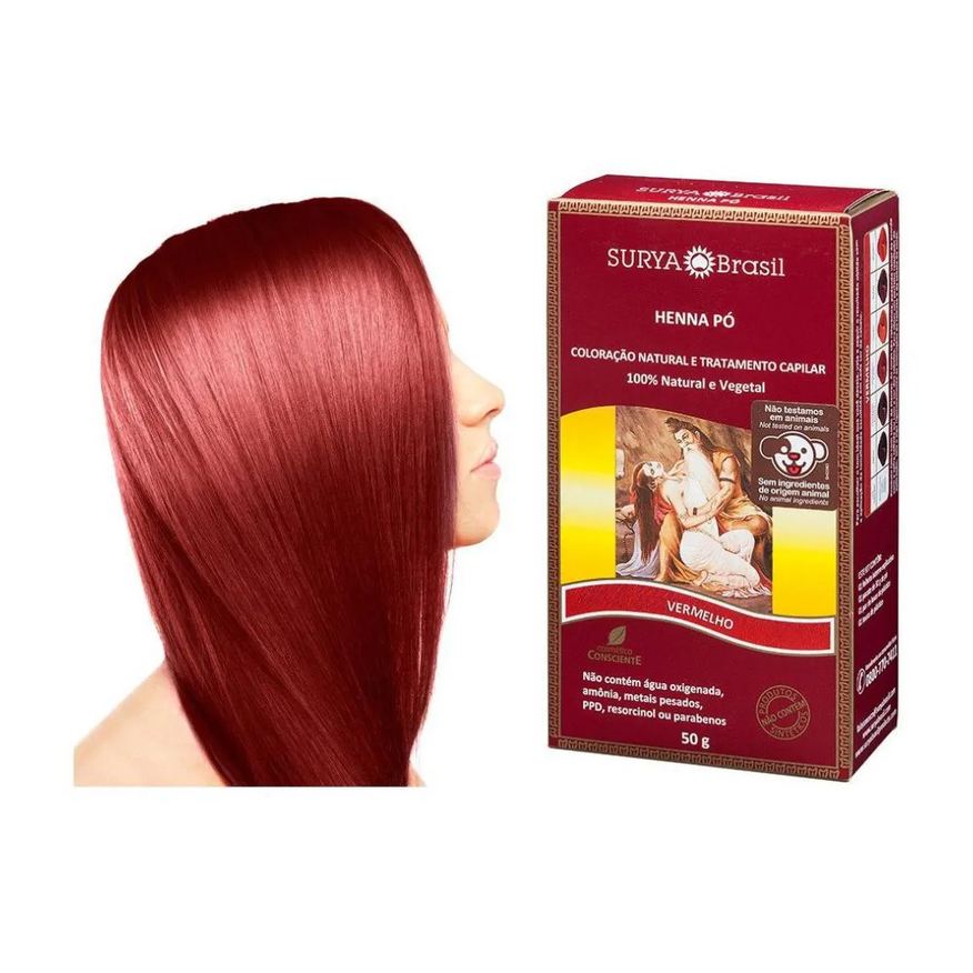 Surya Henna Indian Vermelho 50g