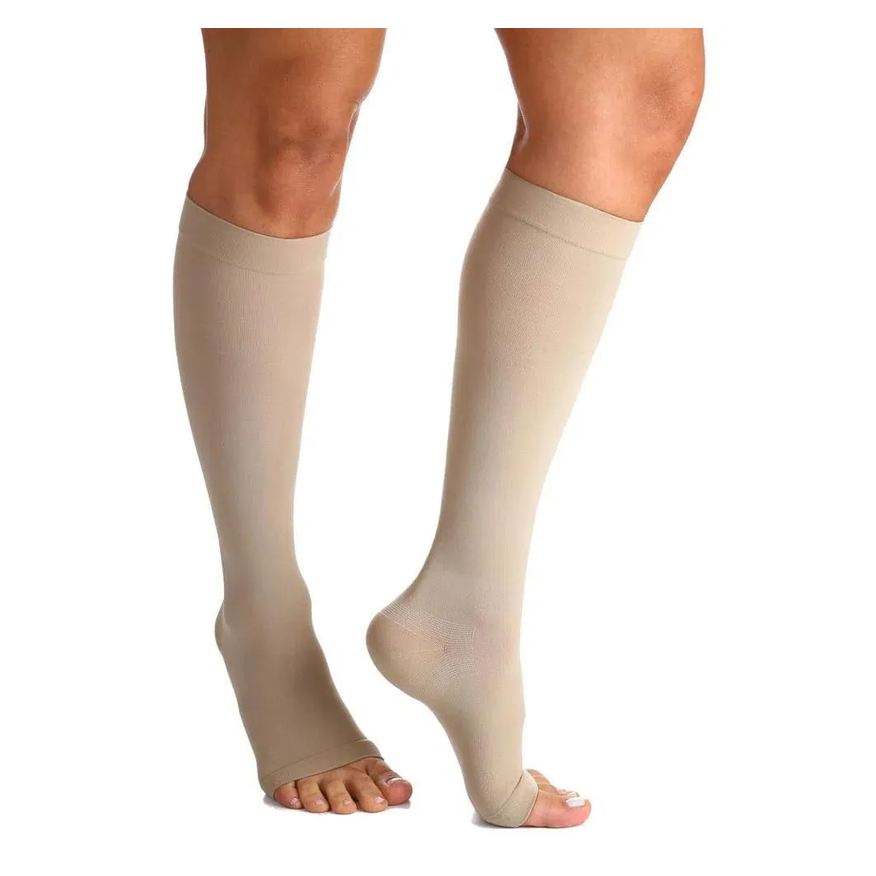 Sigvaris Meia 3/4 Select Comfort Premium 30-40mmhg Natural Aberta G3
