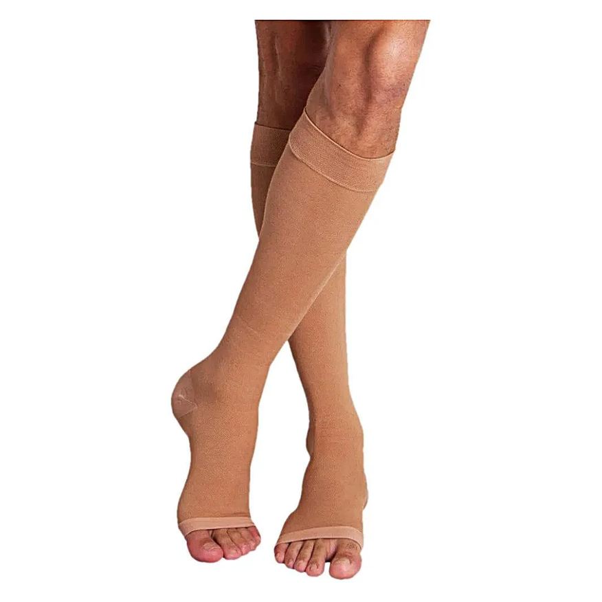 Venosan Meia de Compressão 3/4 Comfortline Cotton - Bege - 20-30mmhg - Longa - Tamanho Xg
