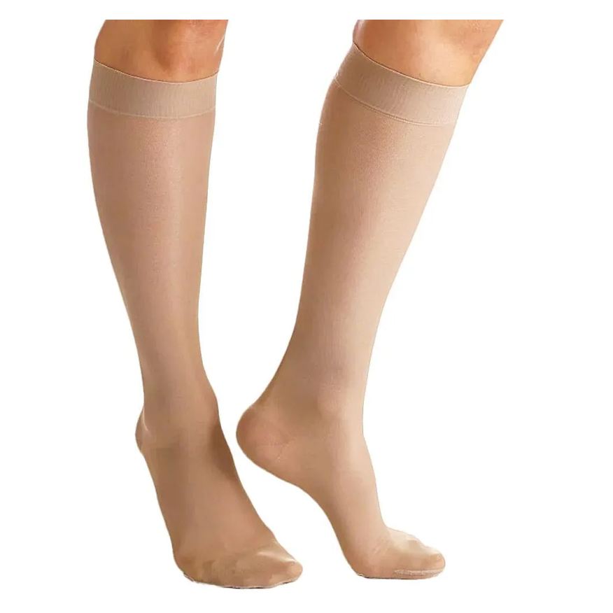 Sigvaris Meia 3/4 Audace 15-20mmhg Natural Fechada M