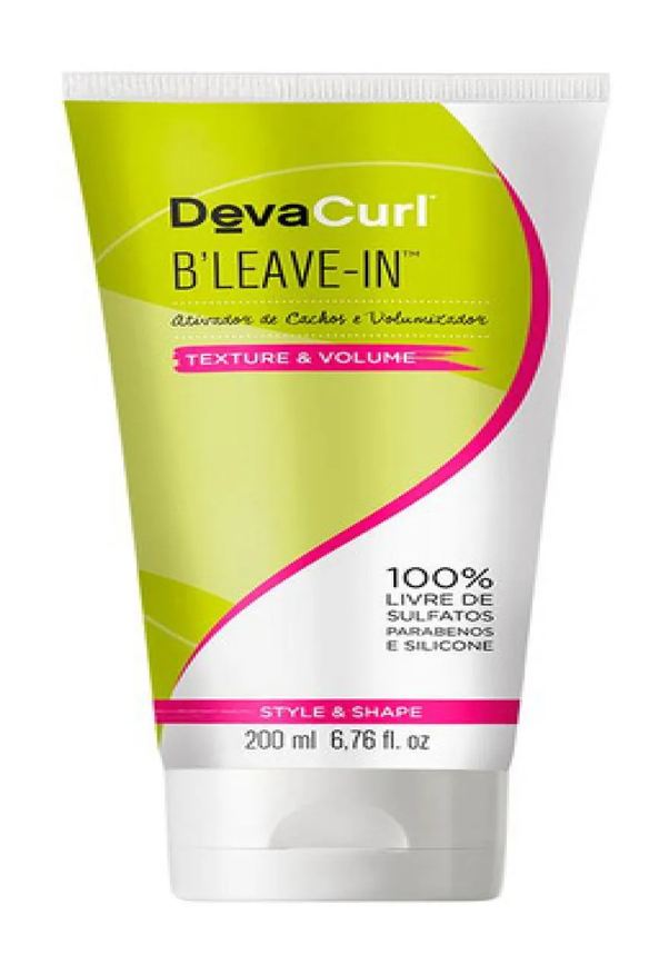 Deva Curl - Bleave-in - Gel Ativador de Cachos Texture e Volume 200ml