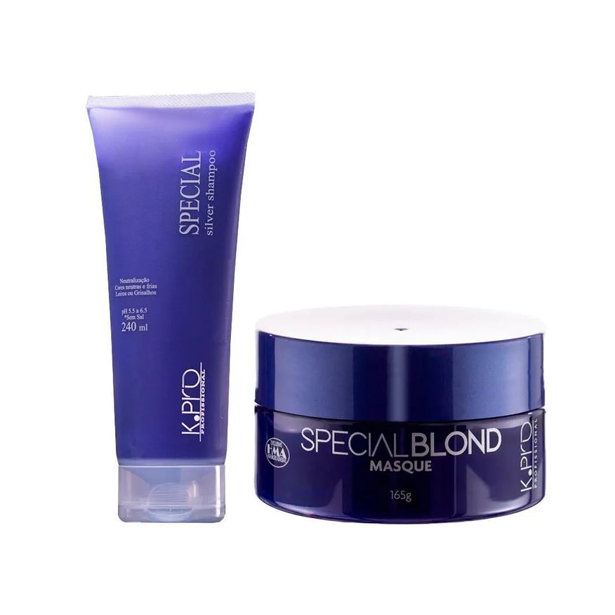K.Pro Kit K-pro Profissional Special Blond - Shampoo 240ml + Máscara 165g