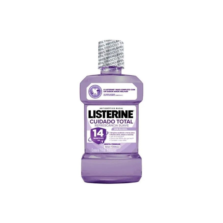 Listerine Enxaguatório Bucal Cuidado Total Zero 250ml