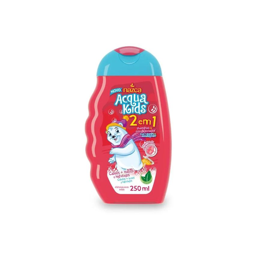 Nazca Shampoo Acqua Kids 2x1 Algodão Doce 250ml
