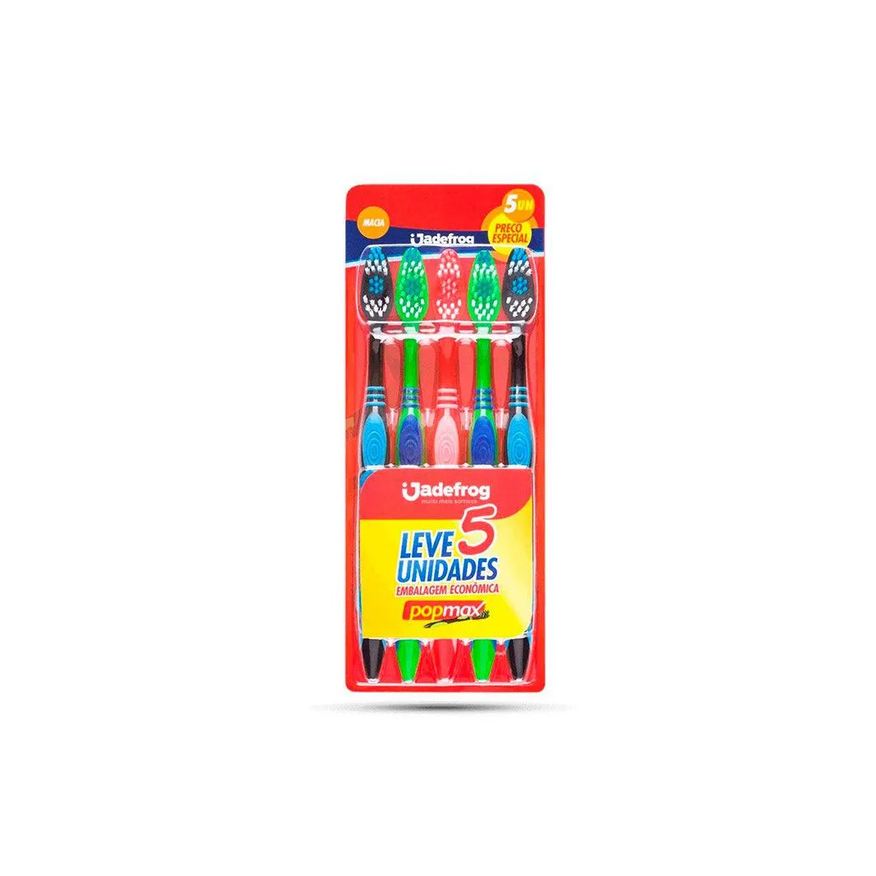 Bauny Escova Dental Jadepro Popmax Macia com 5un